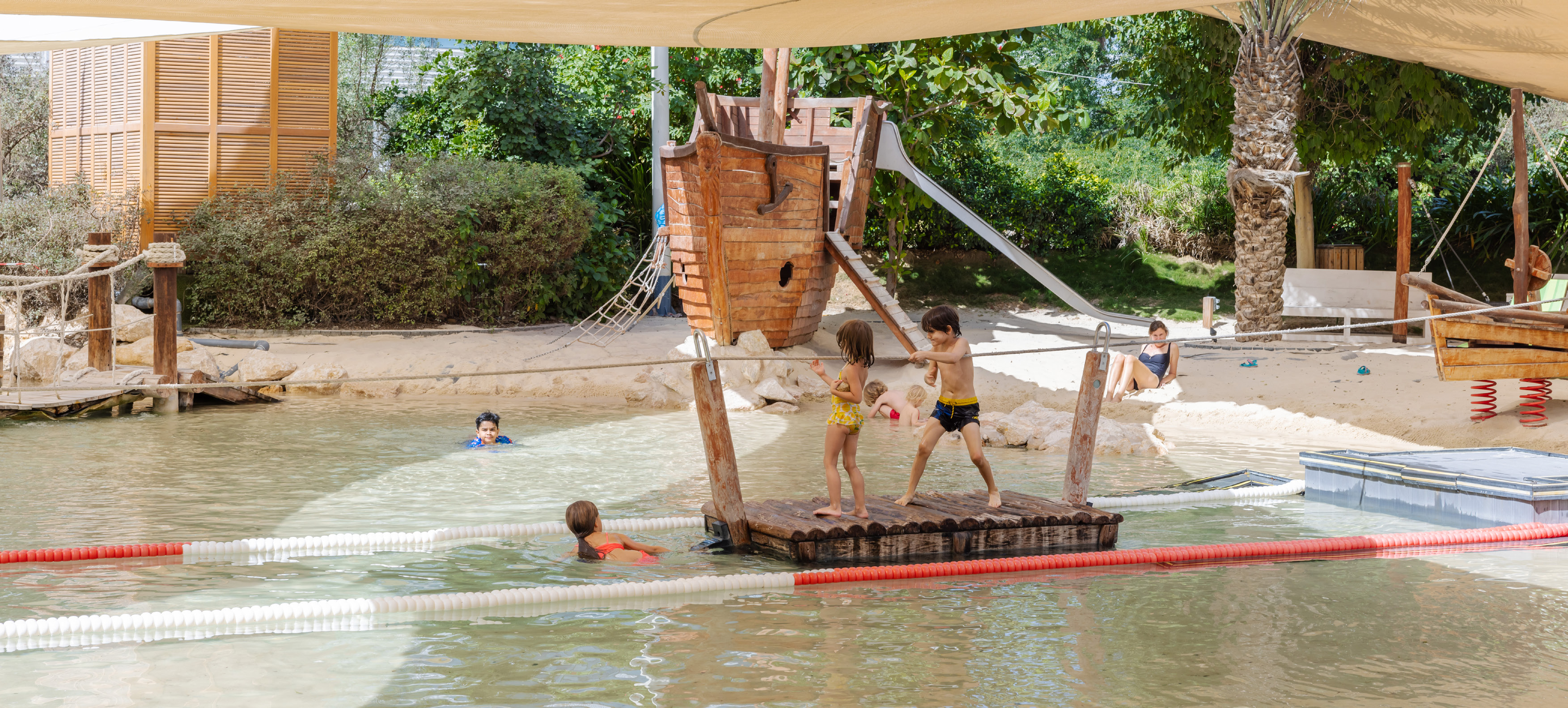 Kids adventure play area at Lunaya